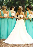 Chiffon Bridesmaid Dress A-Line/Princess One-Shoulder Long/Floor-Length