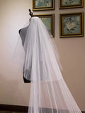 Two-tier Lace Wedding Veil Cathedral Veils with Sequin / Embroidery Tulle