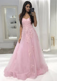 Tulle Prom Dress Ball Gown Sweetheart Long/Floor-Length With Lace